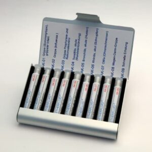 Mittel bei Erkältung (Box mit 9 Aetherfluiden von AK-01+ bis Ak-09+)